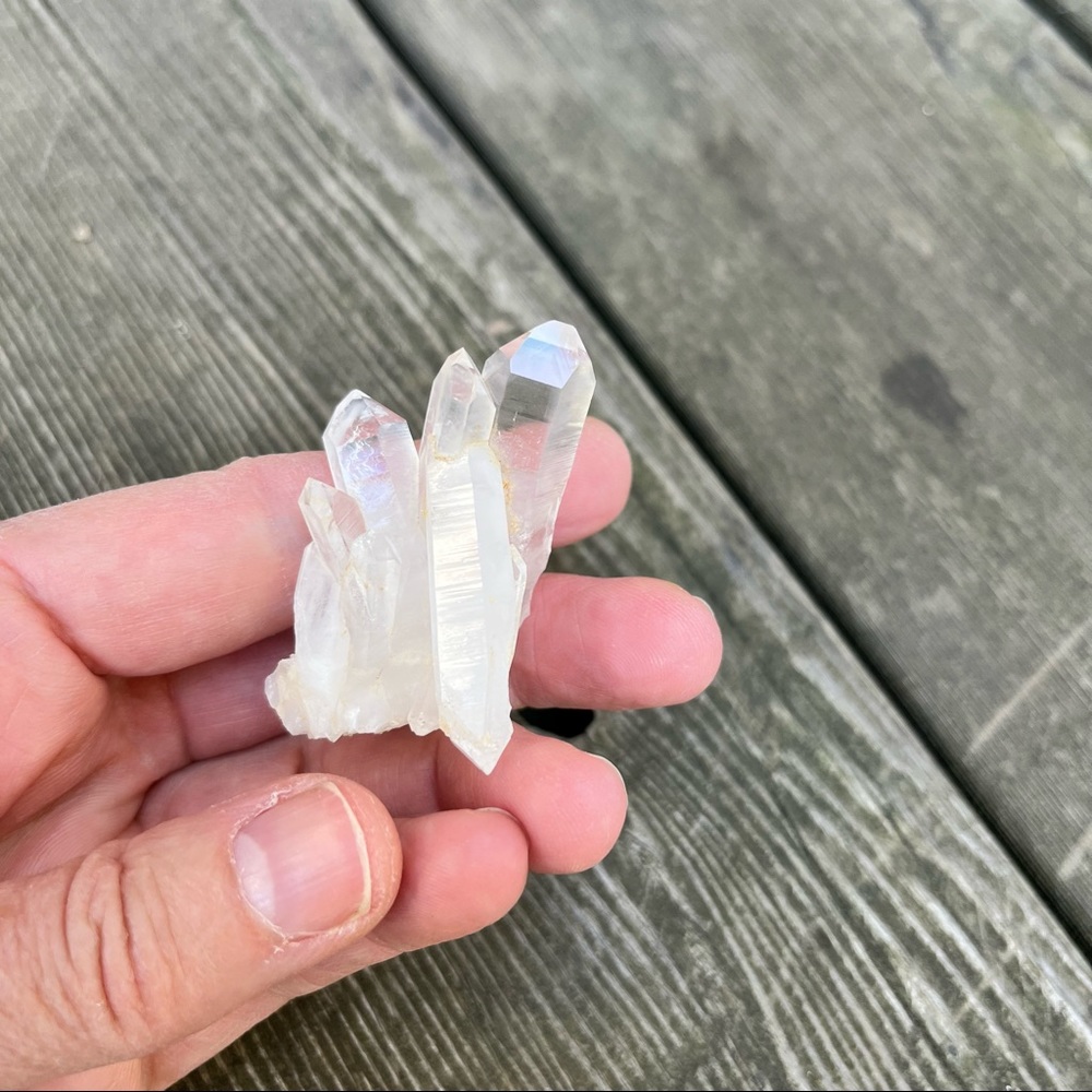 Clear Quartz Crystal Cluster Self Standing